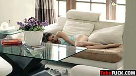 Sexy Teen Babe Spreads Legs, Bends Over For Oral And Hard Doggystyle Fucking!