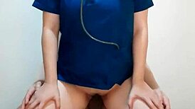 uhh, i can't stop ridin' this hot asian brunette's juicy body in bed!