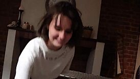 did cleaning lead to blowjob with darcy dark?