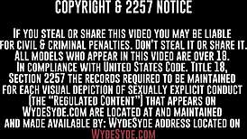 Dominating milf Sara Jay interacts with busty babe Vanessa Blue in intriguing scene.