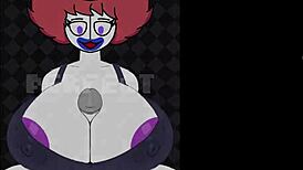 hey, trixie the clown bangs with a monster cock in this game