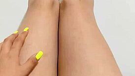 sexy legs and pussy in outdoor solo tease