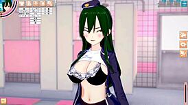 Re Zero Crusch Gets Breasts Rubbed In 3D CG Hentai Anime