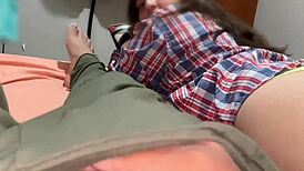 Stepsister Catches Me Masturbating To Her Ass