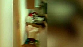 Chubby Girlfriend Intensely Sucks Boyfriend's Cock