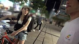 Alice-Chan Performs Footjob And Cowgirl On Amateurs With Her Bicycle-Trained Legs