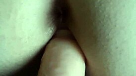 Big Booty Jane Takes 10in Dildo