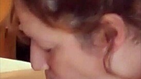 the best sexy blowjob from a milf with big cock