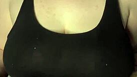 Watch Me Slapping My Huge Tits Hard Against the Table in This Preview