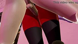 Meruccubus Gets Sucked Off After Studying! 3D Hentai Uncensored