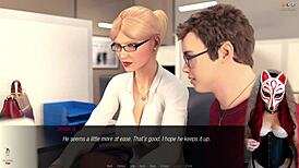 jessica oneil stars in hard news ep 19 with big tits and stockings 😘