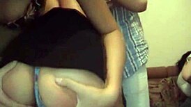 teen couple fucks hard in the bedroom