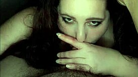 Tina Redangel Gives Intense Blowjob As BBW Milf.