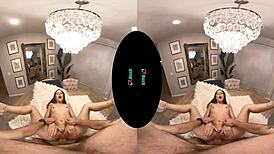 vanna bardot celebrates new years with bent over pov fuck