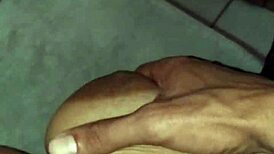 She fell asleep watching Netflix, and I filmed her saggy natural tits secretly.