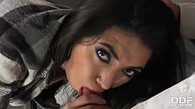 latina bombshell frida sante savors a big rod in 69