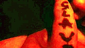 cock painting in extreme bdsm masturbation session