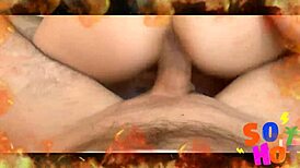 Blonde discovers bonus dick in ass with glee