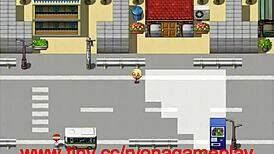 in this new porn hentai game a cute blonde has sex with multiple men