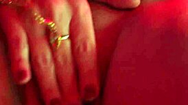 Blonde with Big Tits in Group Action