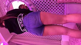 Honoka in doctor cosplay for oil sex