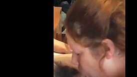 the best sexy blowjob from a milf with big cock