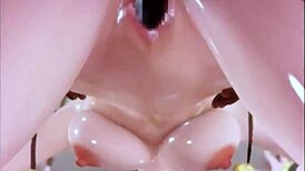 Chun-li takes on a massive black cock in wild 3D hentai action.