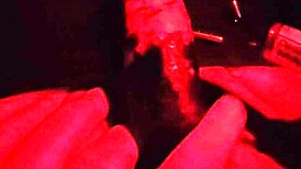 cock painting in extreme bdsm masturbation session