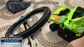 i'm fuking this latina teen brunete in front of her cuckold bf, it's so hot