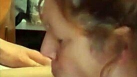 the best sexy blowjob from a milf with big cock