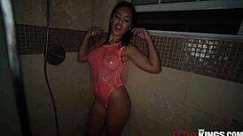 Alina Belle Deepthroats Big Cock, Sucking Out Massive Cumshot!