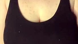 Watch Me Slapping My Huge Tits Hard Against the Table in This Preview