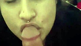 Wife Sucks Husband To Facial Cumshot