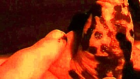 cock painting in extreme bdsm masturbation session