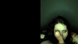 Tina Redangel Gives Intense Blowjob As BBW Milf.