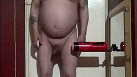 My new machine toy makes shy naked me cream in bisexual masturbation.