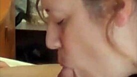 the best sexy blowjob from a milf with big cock