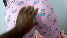 hermanastra in photo session, i sneak my big cock in her panties