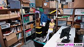 shoplifting gal catarina gets drilled hard 😱