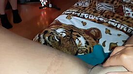 Masturbating to a Stripper's Dance with Lesbian Illusion Girls