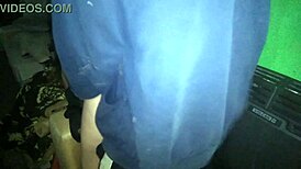 I pull her thong aside and fuck her on the kitchen couch.