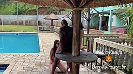 i watched mel khalifa fill faces and fuck this couple with crazy cumshots