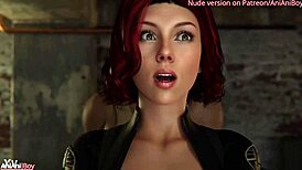 Black widow's wild sex adventures 😈