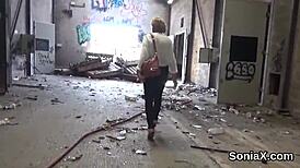 Unfaithful British Mature Lady Sonia Reveals Her Monster Balloons