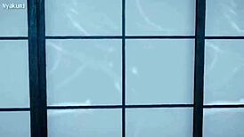 nyakumi neko's futanari hentai with monster cock and big tits