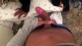 Intimate encounter with passionate kissing and touching