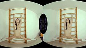 Golden Shower For Athletic Gymnast Katy Rose