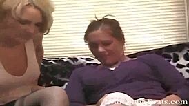 Watch the slide off of sexy black stockings