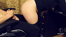 I Greet New Boss With Passionate Grinding Bent Over