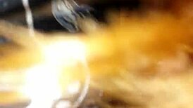 slut sucking dick until cum in mouth in homemade bbw action